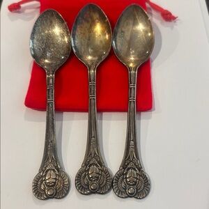 Elegant Baby  Silver Spoon Trio